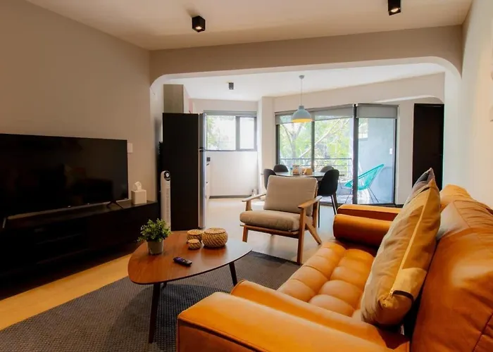 Jm 102 Capitalia 1br Terrace Style And Photogenic Escandon *