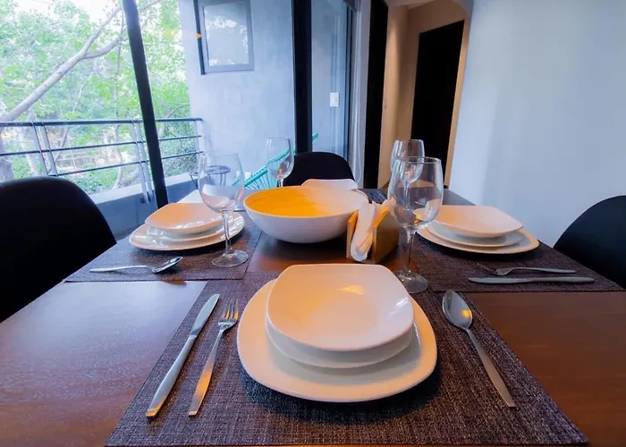 Jm 102 Capitalia 1br Terrace Style And Photogenic Escandon Apartamento *